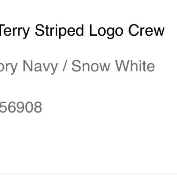 Tory Burch French Terry Striped Crew - Picture 4 of 7